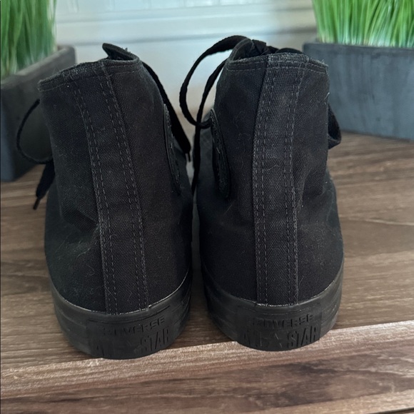 Converse Classic ALL Black High-Tops Sz12 Men’s Sz14 Women’s - Picture 4 of 7